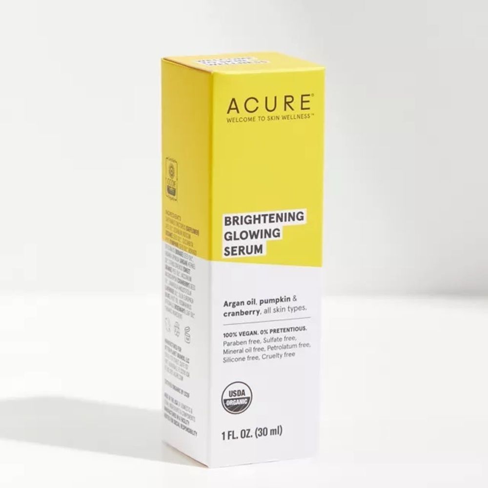 Acure Brightening Glowing Serum 💜NEW IN BOX 💜
